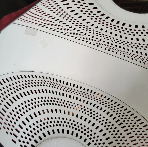 HENRI BENDEL West 57th Half Circle Perforated Tote - Picture 7 of 9